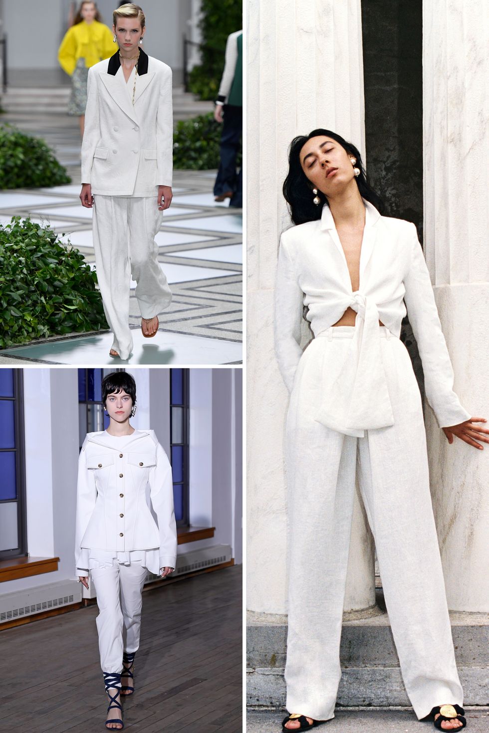white suit spring 2020