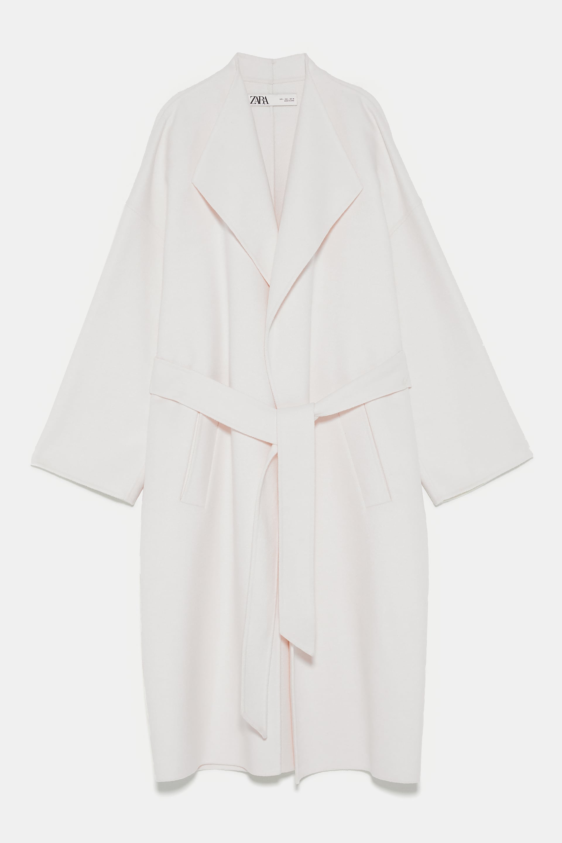 Zara white coat